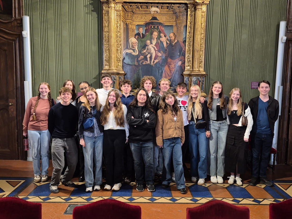 2025 Student Ambassadors at Alba City Hall