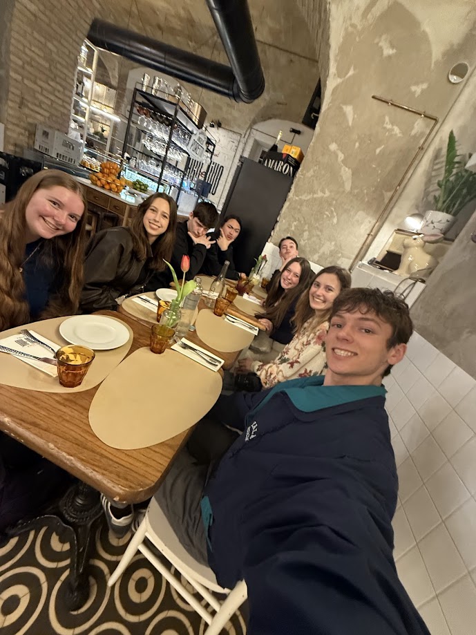 2025 exchange - dinner in Alba